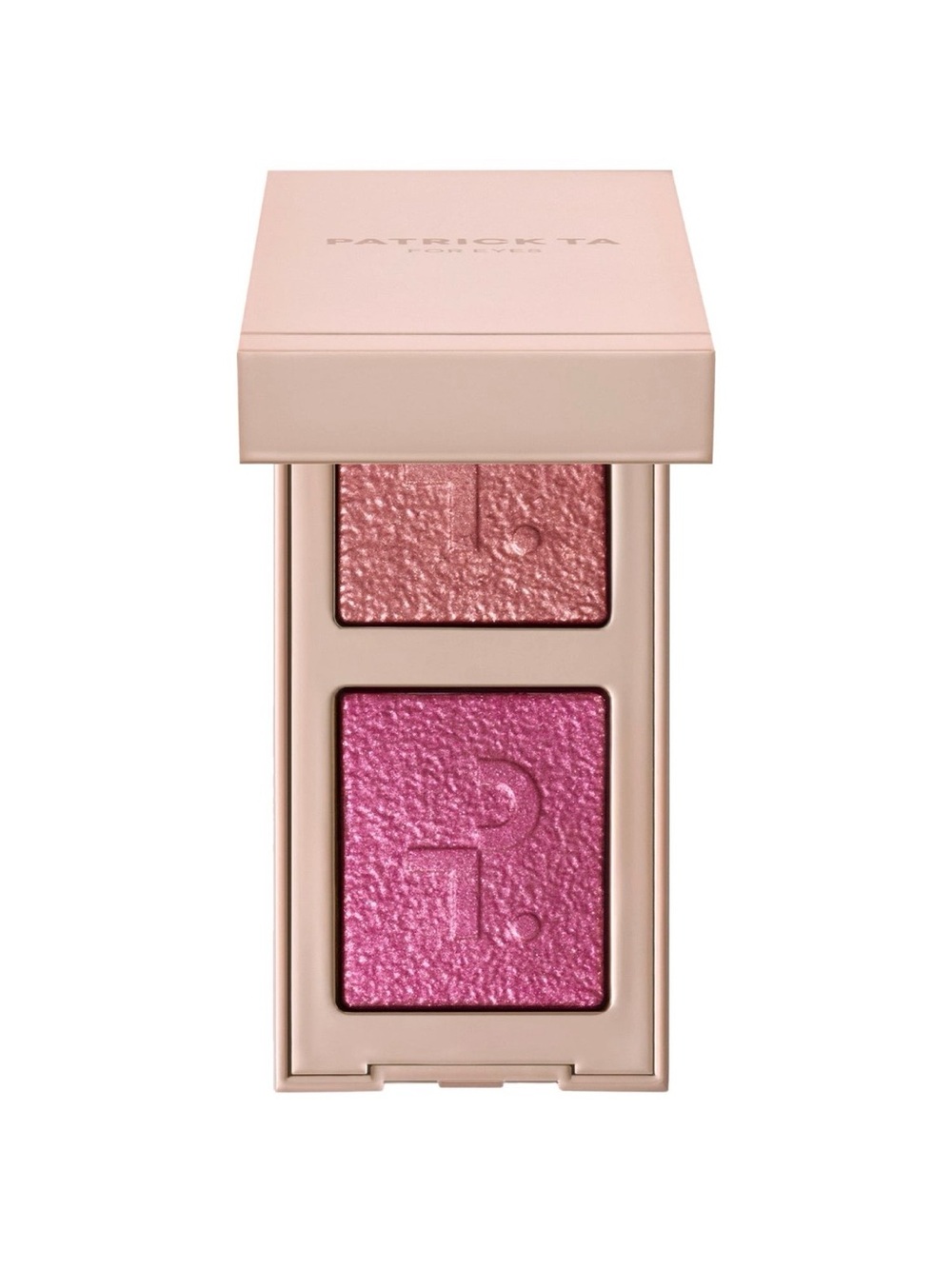 NWT PATRICK TA Major Dimension Eye Illusion Eyeshadow Duo I'm With Her rose gold